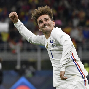 Antoine Griezmann - Football: La France remporte la coupe de la Ligue des Nations en battant l'Espagne 2 buts à 1 à Milan le 10 octobre 2021. © Inside/Panoramic/Bestimage