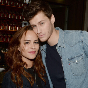 Jean-Baptiste Maunier et sa compagne Léa Arnezeder - After party du concert des "Enfoirés" à l'Arc à Paris. © Rachid Bellak/Bestimage