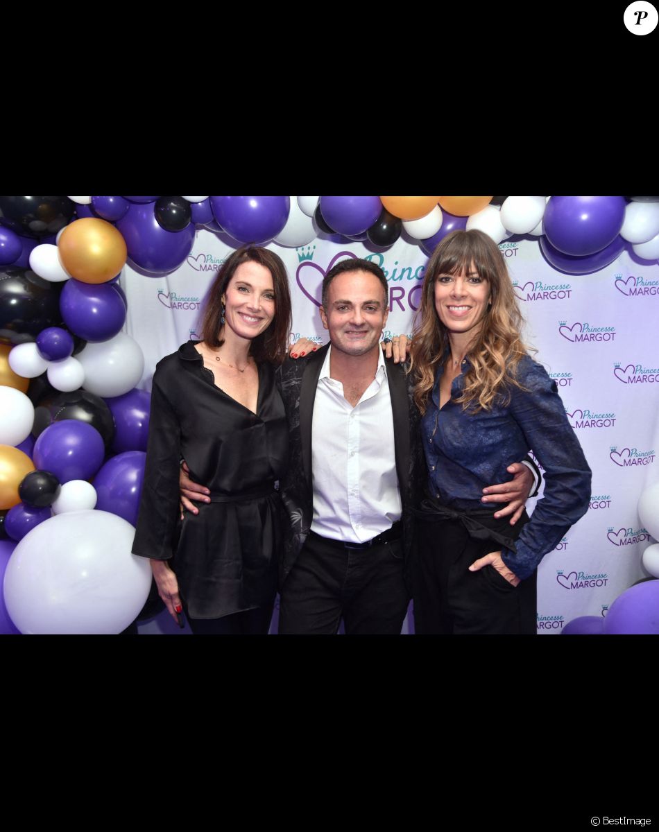 Exclusif - Laetitia Fourcade, Laurent Amar et Magali Ripoll à la soirée de gala de l'association Princesse Margot au Folies Gruss à Paris le 11 octobre 2021.