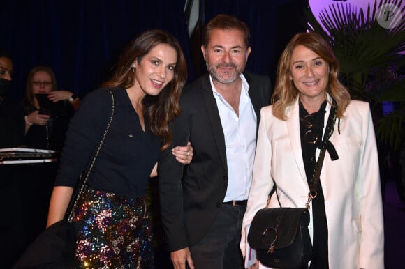 Exclusif - Elisa Tovati, Jérôme Anthony et Daniela Lumbroso à la soirée de gala de l'association Princesse Margot au Folies Gruss à Paris le 11 octobre 2021.