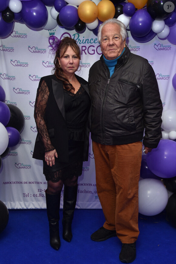Exclusif - Massimo Gargia et la présidente de l'association Muriel Hattab à la soirée de gala de l'association Princesse Margot au Folies Gruss à Paris le 11 octobre 2021.