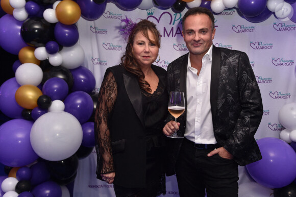 Exclusif - Murial Hattab, présidente de l'association et Laurent Amar à la soirée de gala de l'association Princesse Margot au Folies Gruss à Paris le 11 octobre 2021.