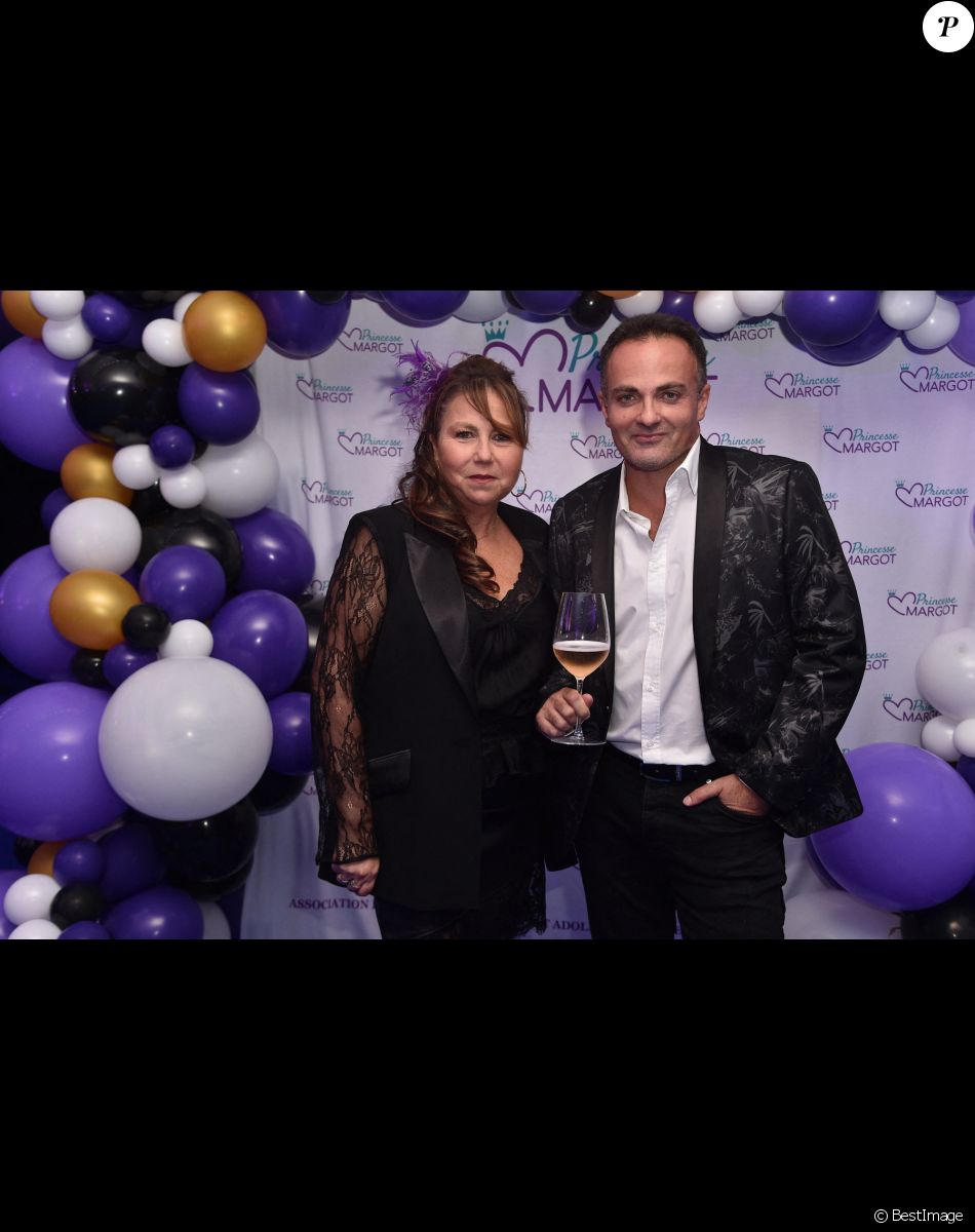 Exclusif - Murial Hattab, présidente de l'association et Laurent Amar à la soirée de gala de l'association Princesse Margot au Folies Gruss à Paris le 11 octobre 2021.