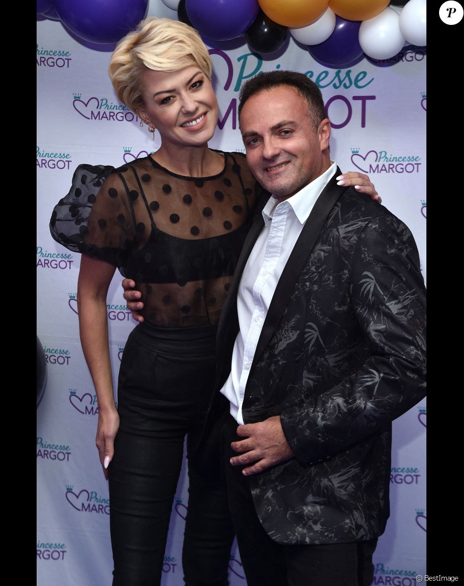 Exclusif - Katrina Patchett et Laurent Amar à la soirée de gala de l'association Princesse Margot au Folies Gruss à Paris le 11 octobre 2021.