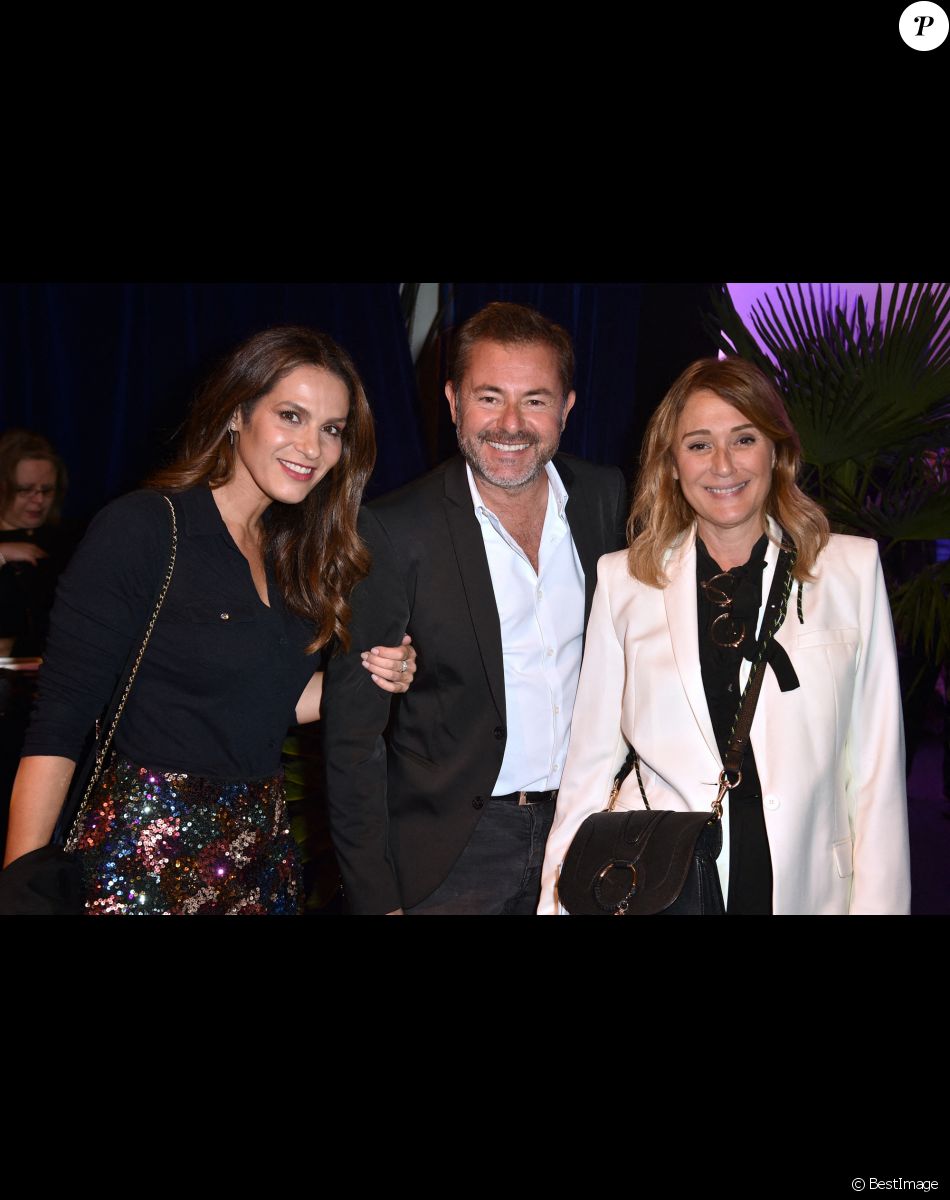 Exclusif - Elisa Tovati, Jérôme Anthony et Daniela Lumbroso à la soirée de gala de l'association Princesse Margot au Folies Gruss à Paris le 11 octobre 2021.