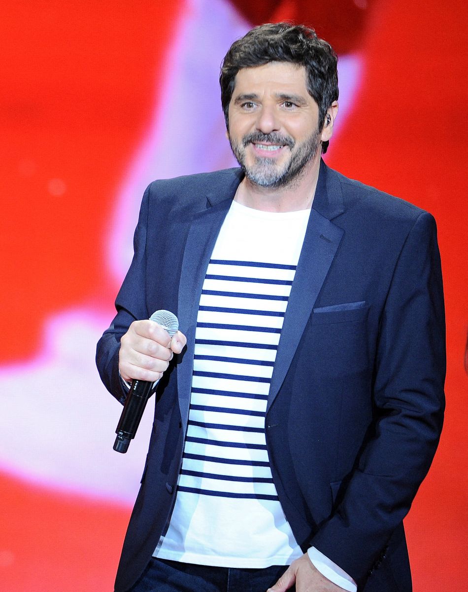 Exclusif - Céphaz et Patrick Fiori - Enregistrement de l'émission "La grande soirée des duos", qui sera diffusée le 14 octobre sur W9 © Gaffiot-Moreau / Bestimage