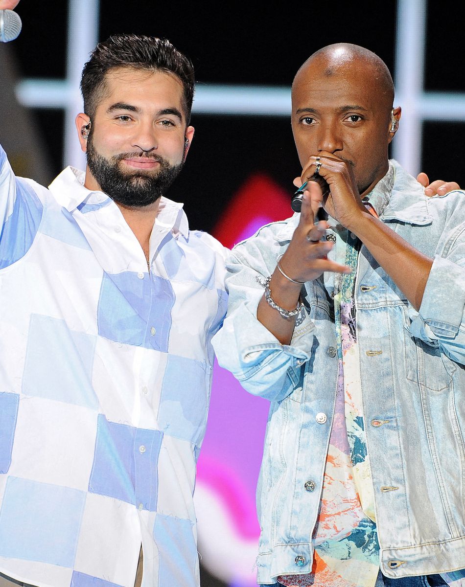 Exclusif - Kendji Girac et Soprano - Enregistrement de l'émission "La grande soirée des duos", qui sera diffusée le 14 octobre sur W9 © Gaffiot-Moreau / Bestimage