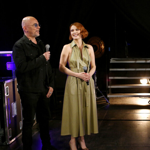 Exclusif - Erika Moulet, Pascal Obispo et Elodie Frégé - Backstage de l'enregistrement de l'émission "La grande soirée des duos", qui sera diffusée le 14 octobre sur W9 © Gaffiot-Moreau / Bestimage 