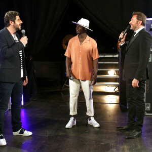 Exclusif - Patrick Fiori, Céphaz et Jérôme Anthony - Backstage de l'enregistrement de l'émission "La grande soirée des duos", qui sera diffusée le 14 octobre sur W9 © Gaffiot-Moreau / Bestimage 