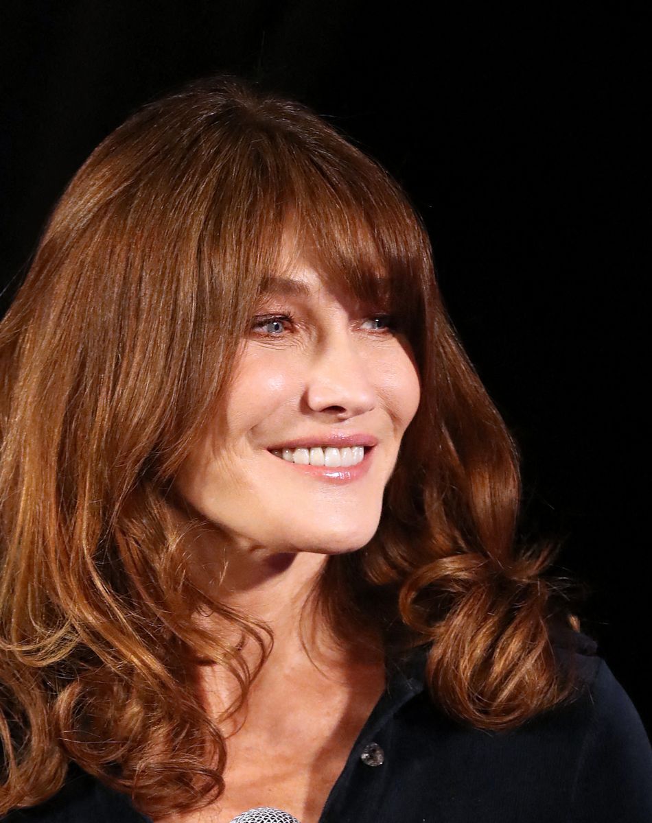 Exclusif - Carla Bruni - Backstage de l'enregistrement de l'émission "La grande soirée des duos", qui sera diffusée le 14 octobre sur W9 © Gaffiot-Moreau / Bestimage