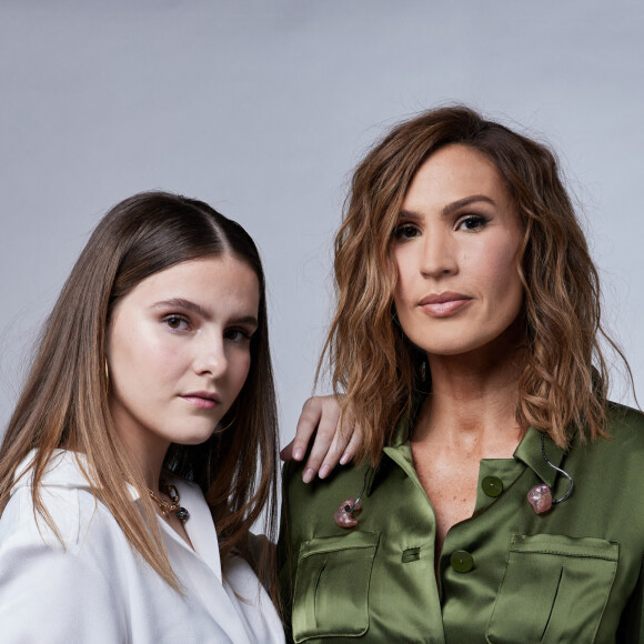 Exclusif - Camille Schneyder et Vitaa - Studio - Enregistrement de l'émission "La grande soirée des duos", qui sera diffusée le 14 octobre sur W9 © Gaffiot-Moreau / Bestimage 