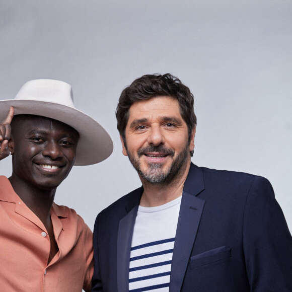 Exclusif - Céphaz et Patrick Fiori - Studio - Enregistrement de l'émission "La grande soirée des duos", qui sera diffusée le 14 octobre sur W9 © Gaffiot-Moreau / Bestimage 