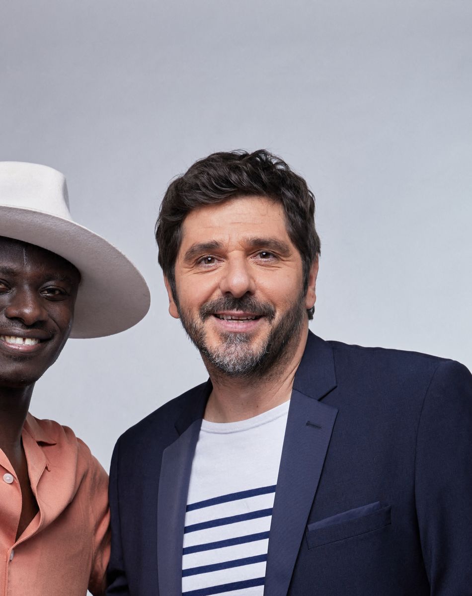 Exclusif - Céphaz et Patrick Fiori - Studio - Enregistrement de l'émission "La grande soirée des duos", qui sera diffusée le 14 octobre sur W9 © Gaffiot-Moreau / Bestimage