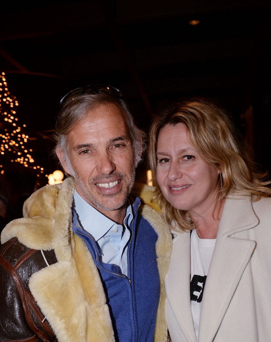 Exclusif - Paul Belmondo et sa femme Luana lors de la soirée d'inauguration de la cabane slave du Roch Hotel " CHATKA" au Roch Hôtel & Spa à Paris le 21 novembre 2018. © Rachid Bellak / Bestimage