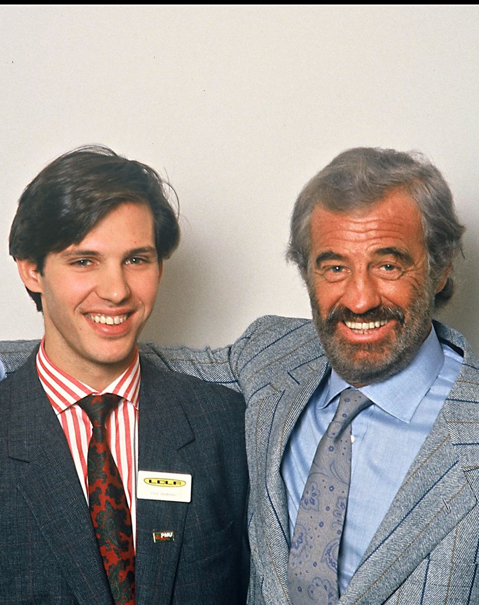 Jean-Paul Belmondo avec son fils Paul.