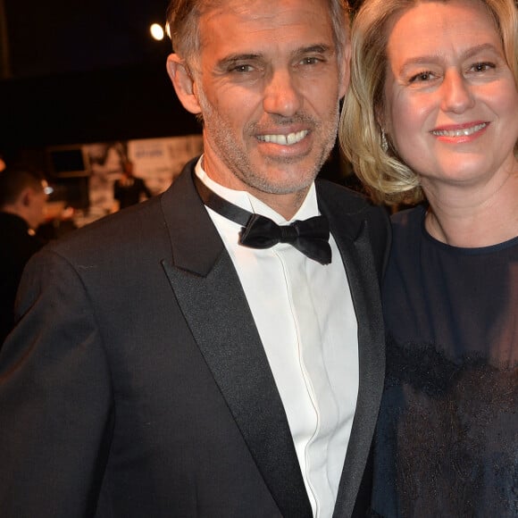 Paul Belmondo et sa femme Luana Belmondo - 35e cérémonie de remise des grands prix du Festival Automobile International à l'hôtel National des Invalides à Paris, le 28 janvier 2020. © Veeren/Bestimage