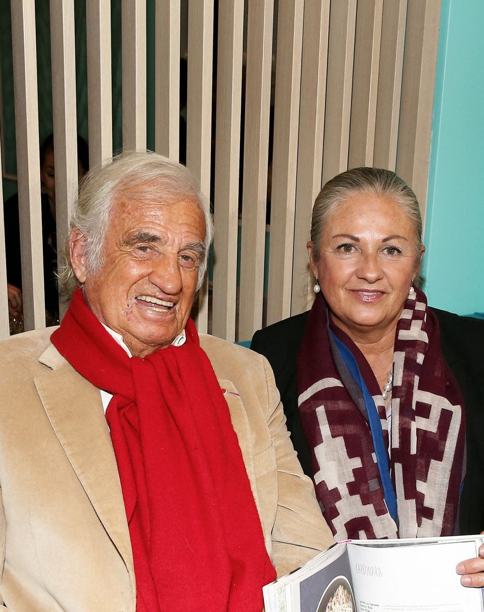 Jean-Paul Belmondo et sa fille Florence Belmondo. © Dominique Jacovides/Bestimage