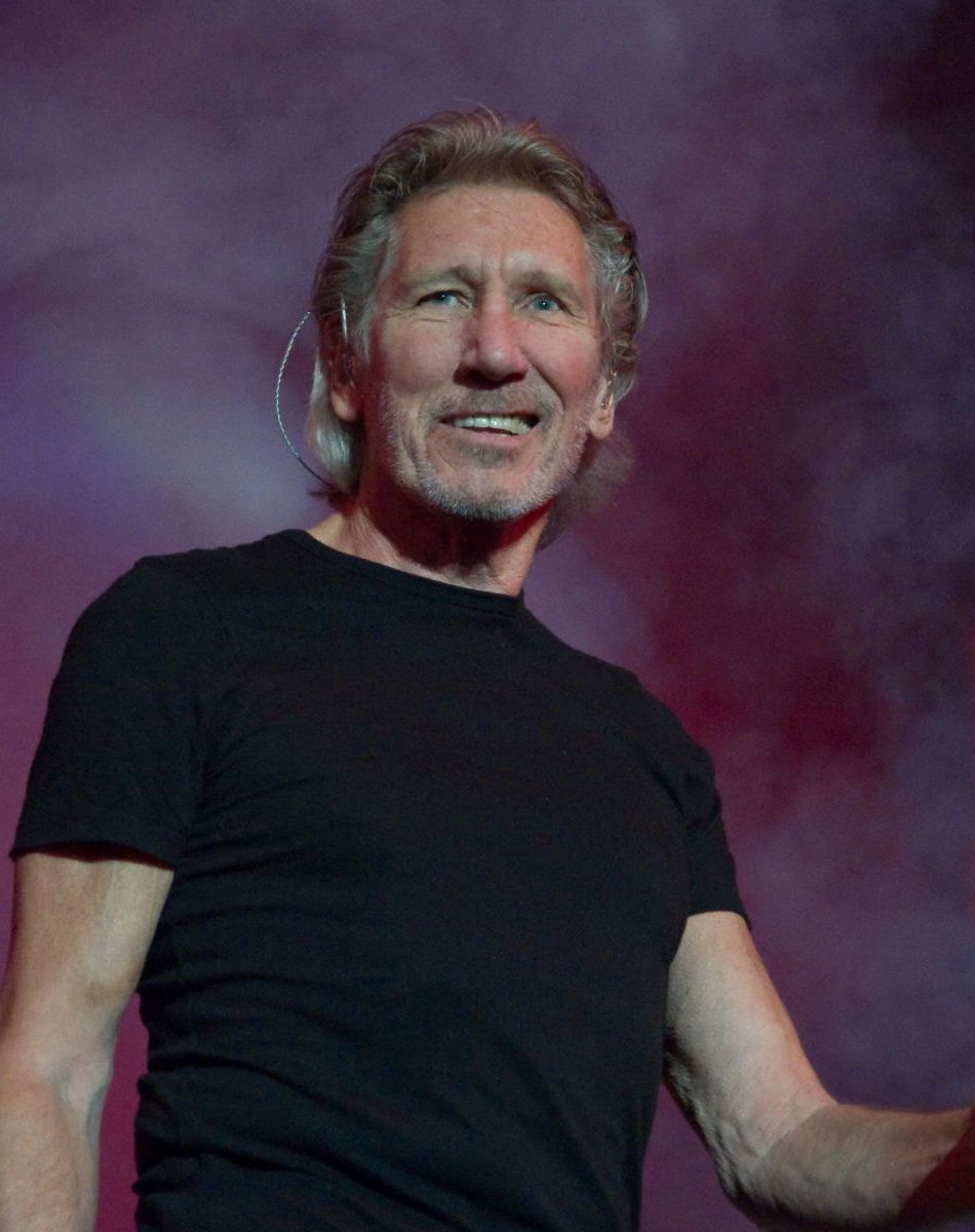 L'ex-Pink Floyd Roger Waters reconstruit "The Wall" au Stade de France, dernière étape d'une tournée de trois ans. Paris, le 21 septembre 2013 .
