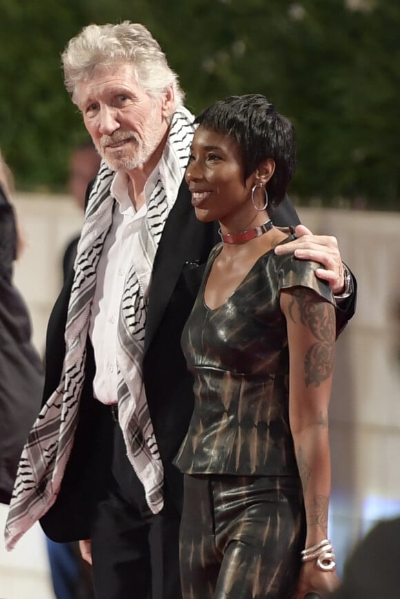 Roger Waters des Pink Floyd's et Kamilah Chavis au 76ème Festival International du Film de Venise (Mostra), le 6 septembre 2019. 