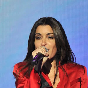 Jenifer Bartoli lors de l'enregistrement de l'émission "La Chanson de l'Année 2019" aux Arènes de Nîmes, le 16 mai 2019. © Guillaume Gaffiot/Bestimage 