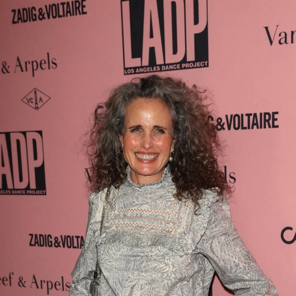 Andie MacDowell - Les personnalités assistent au gala annuel "L.A Dance Project" à Los Angeles, le 16 octobre 2021.