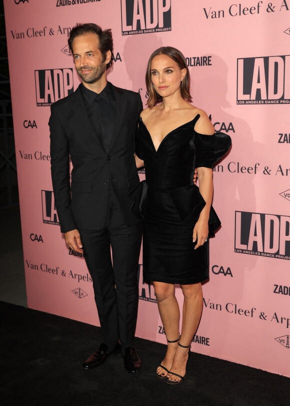 Natalie Portman, Benjamin Milliepied - Les personnalités assistent au gala annuel "L.A Dance Project" à Los Angeles, le 16 octobre 2021.