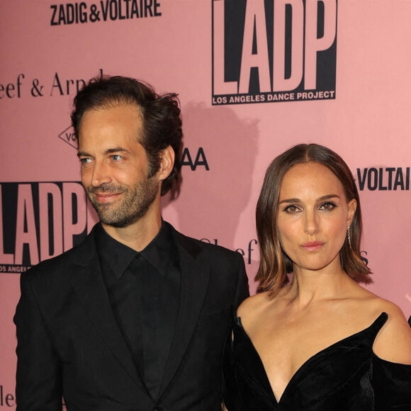 Natalie Portman, Benjamin Milliepied - Les personnalités assistent au gala annuel "L.A Dance Project" à Los Angeles, le 16 octobre 2021.