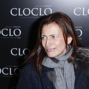 Dominique Farrugia et sa femme Isabelle Amaraggi Farrugia lors de la première du film "Cloclo" à Paris, le 5 mars 2011.