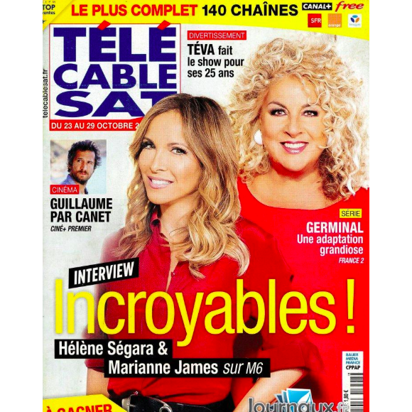 Magazine "Télé Câble Sat" en kiosques le 18 octobre 2021.