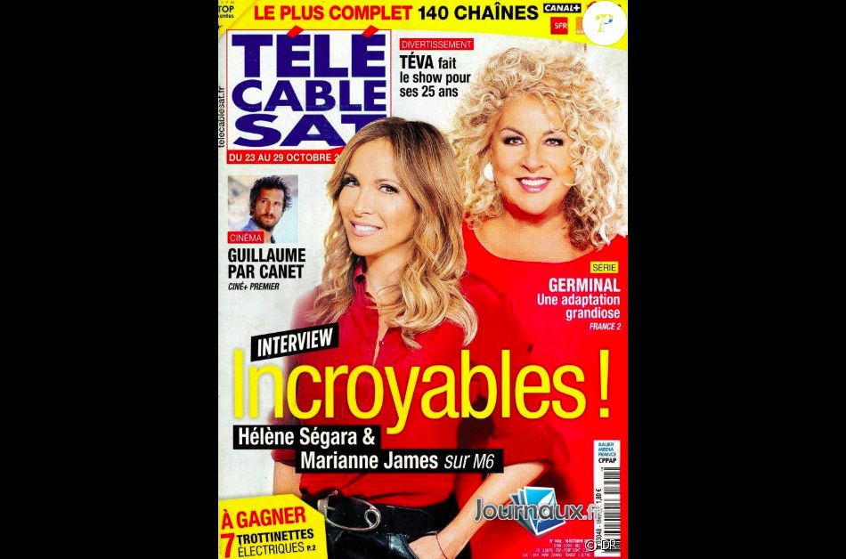Magazine &quot;Télé Câble Sat&quot; en kiosques le 18 octobre 2021.