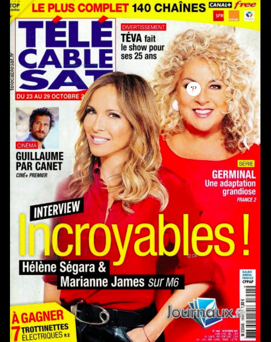 Magazine "Télé Câble Sat" en kiosques le 18 octobre 2021.