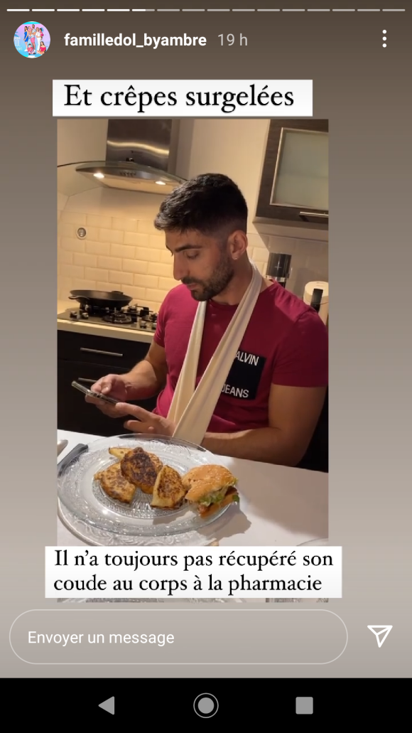 Ambre Dol de "Familles nombreuses" se confie sur l'accident de moto dont son mari Alexandre et elle ont été victimes - Instagram, le 17 octobre 2021