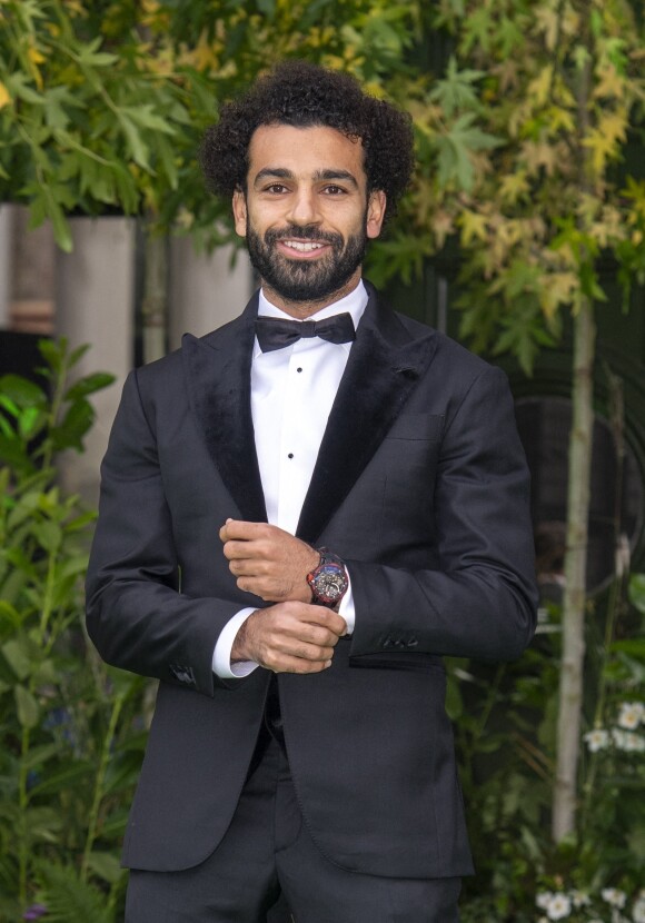 Mohamed Salah - Première cérémonie de remise des prix Earthshot au Palace Alexandra à Londres le 17 octobre 2021.