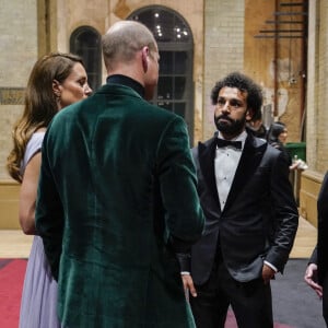 Le prince William, duc de Cambridge, Catherine (Kate) Middleton, duchesse de Cambridge, Mohamed Salah - Première cérémonie de remise des prix Earthshot au Palace Alexandra à Londres.