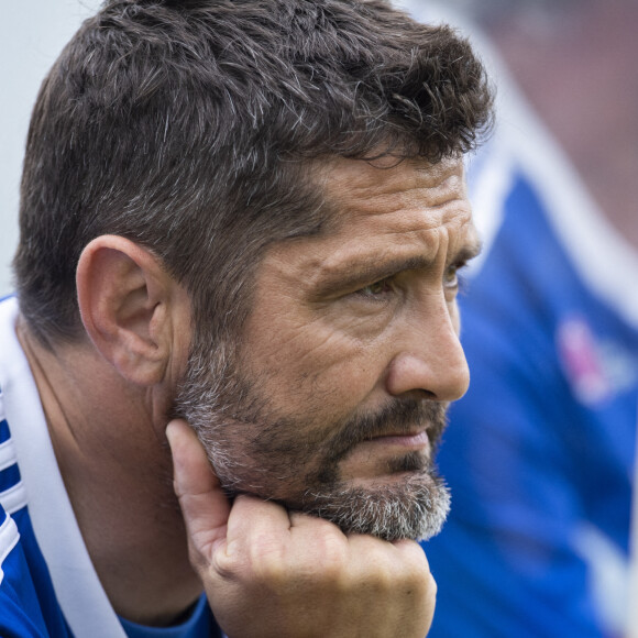 Semi Exclusif - Bixente Lizarazu lors du match d'inauguration du stade Charles de Gaulle à Colombey-les-Deux-Églises entre le Variétés Club de France et le club local le 6 juin 2021. Ce match contre le FC Colombey a été joué au profit de la Fondation Anne-de-Gaulle © Pierre Perusseau / Bestimage