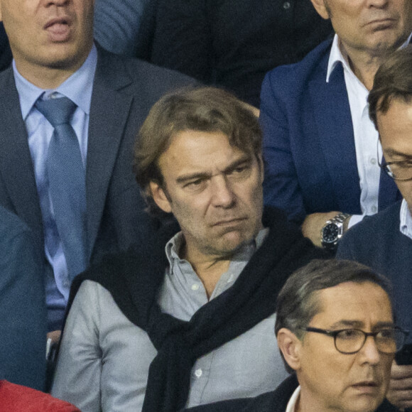 Patrick Puydebat - People au Match de Ligue de champions Psg (3) - Leipzig (2) au Parc des Princes à Paris le 19 octobre 2021. © Cyril Moreau/Bestimage