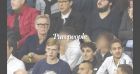 Franck Dubosc et ses enfants, Louis Bertignac et sa femme au Parc pour la victoire du PSG
