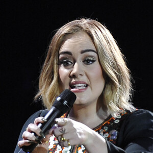 Concert de Adele à l'occasion du festival de Glastonbury le 25 juin 2016. 