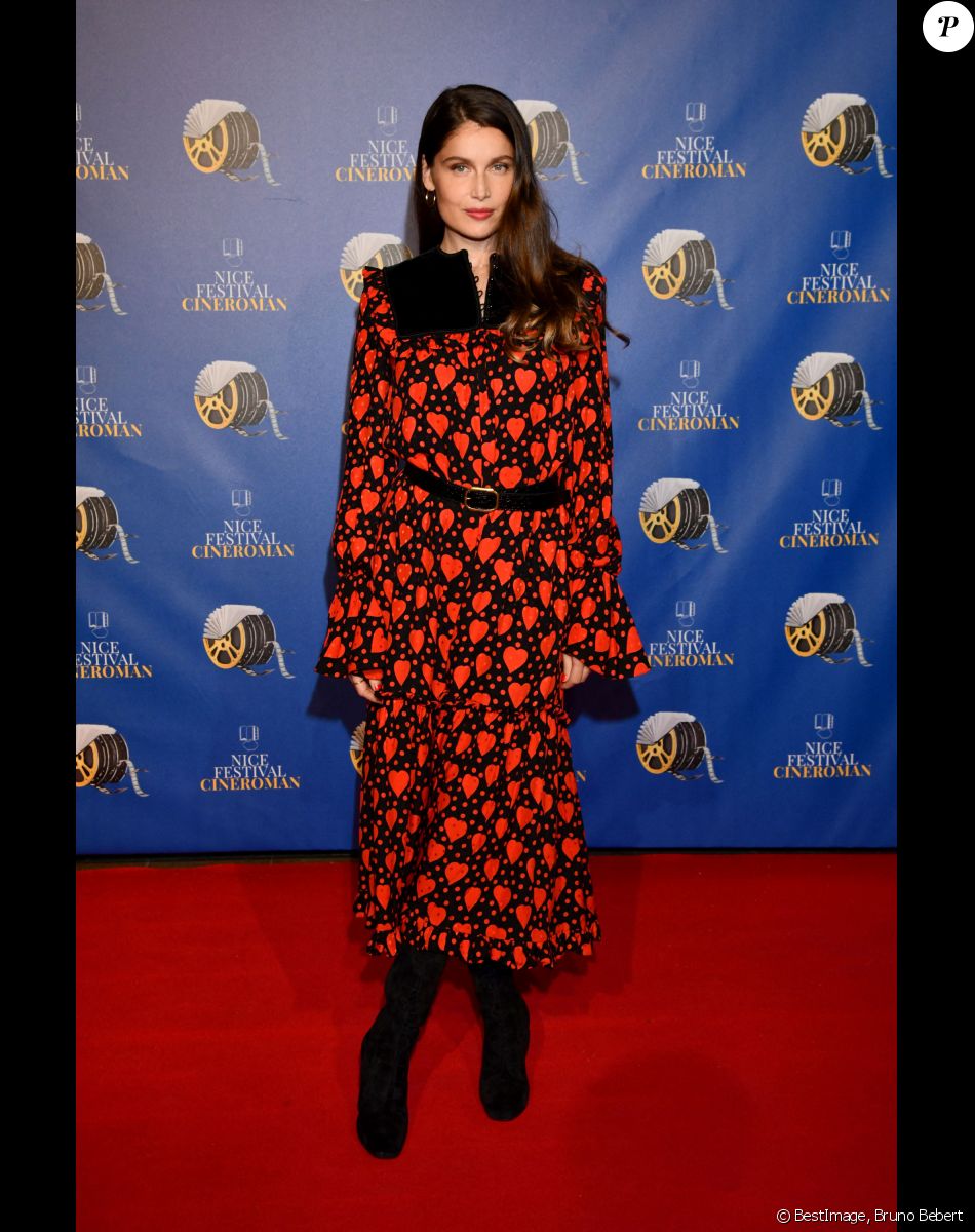 Laetitia Casta, présentant en avant première, le film "Lui" lors de la quatrième soirée de la 3ème édition du Festival Cinéroman à Nice, France, le 23 octobre 2021. © Bruno Bebert/Bestimage