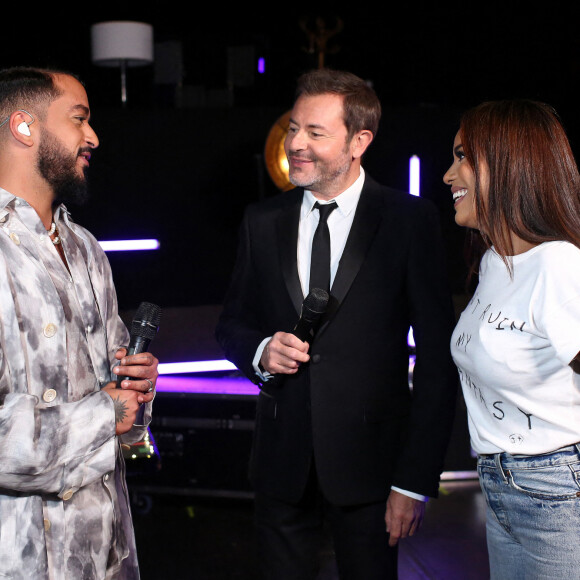 Exclusif - Jérôme Anthony, Amel Bent et Slimane - Enregistrement de l'émission "La grande soirée des duos". © Gaffiot-Moreau / Bestimage