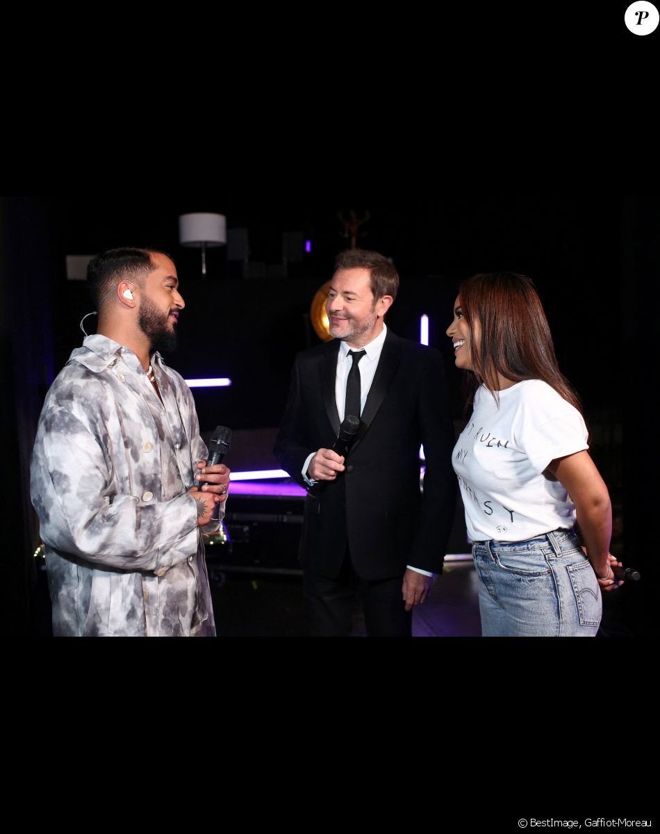 Exclusif - Jérôme Anthony, Amel Bent et Slimane - Enregistrement de l'émission "La grande soirée des duos". © Gaffiot-Moreau / Bestimage