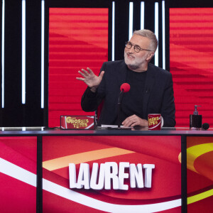 Exclusif - Laurent Ruquier - Enregistrement de l'émission "Les Grosses Têtes Prime",  diffusée le 2 octobre 2021 à 21h05 sur France 2. © Jack Tribeca / Bestimage 