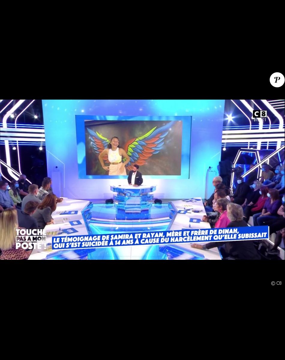 Les proches de la petite Dinah sur le plateau de "TPMP" pour sensibilier au harcèlement scolaire.