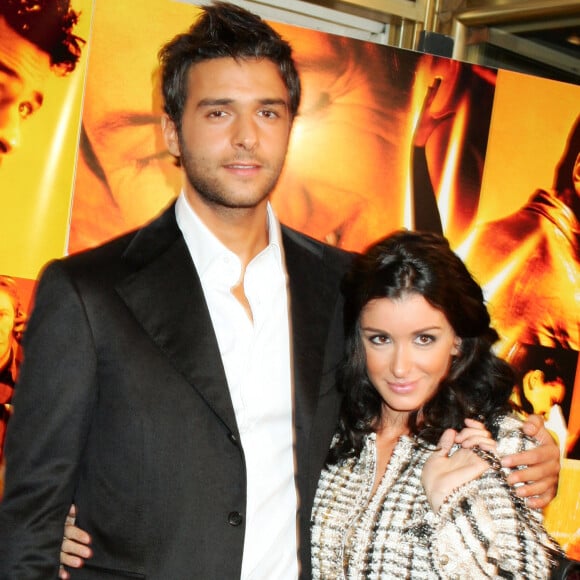 Jenifer et Maxim Nucci - Première du film "Alive" au cinéma Paramount Opéra.