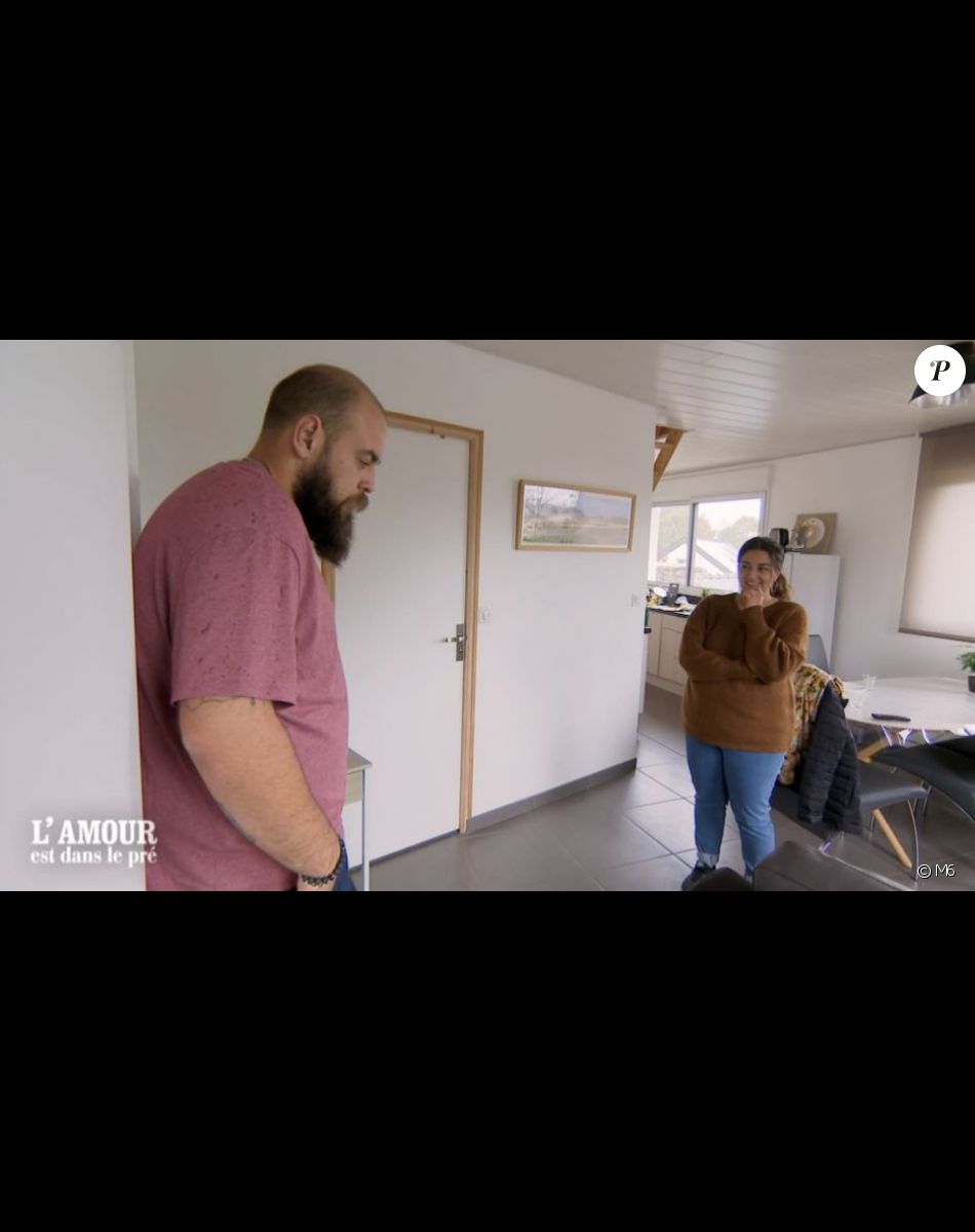 Valentin avec Natacha lors de l'épisode de "L'amour est dans le pré 2021" du 1er novembre, sur M6