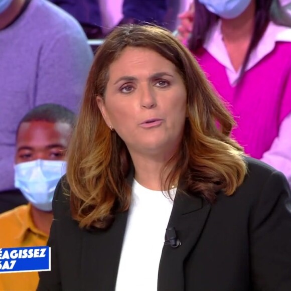Valérie Benaïm sur le plateau de "Touche pas à mon poste", le 26 octobre.