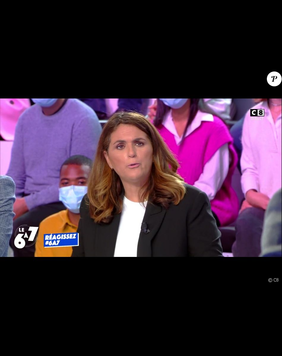 Valérie Benaïm sur le plateau de "Touche pas à mon poste", le 26 octobre.
