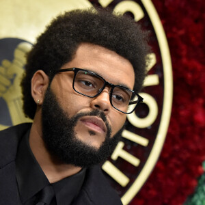 The Weeknd - Photocall des "Black Music Action Coalition Hosts Music In Action Awards Ceremony" à Los Angeles, le 23 septembre 2021.