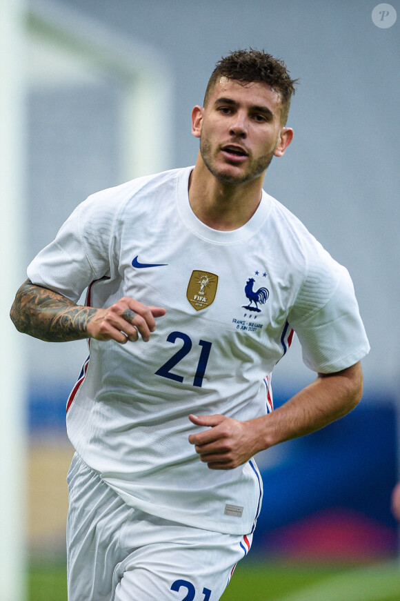 Lucas Hernandez ( 21 - France ) - - Match amical de préparation à l'Euro 2021 France - Bulgarie (3-0) au Stade de France en présence de 5000 spectateurs à Saint-Denis le 8 juin 2021. © Federico Pestellini / Panoramic / Bestimage