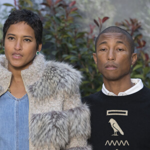 Helen Lasichanh et son mari Pharrell Williams - Photocall du deuxième défilé de mode Haute-Couture printemps-été  "Chanel" au Grand Palais à Paris © Olivier Borde / Bestimage